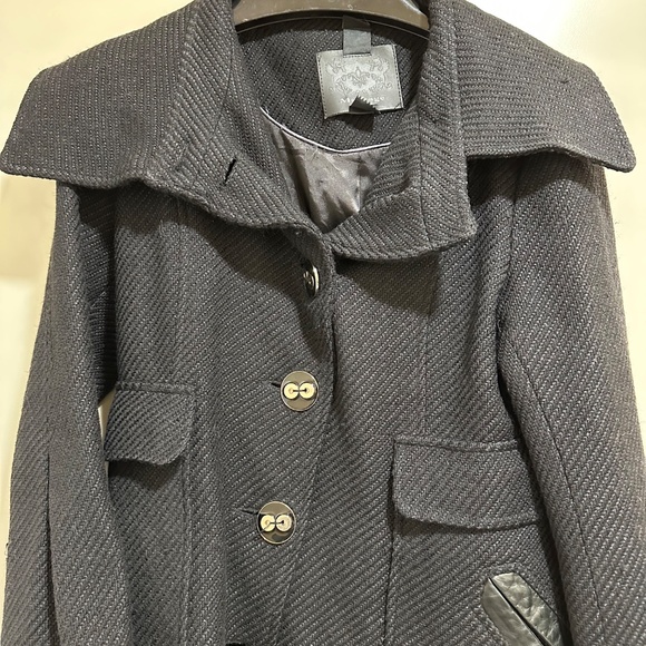 NWOT Stunning Designer Mackage Black Coat in Medium - Picture 14 of 14